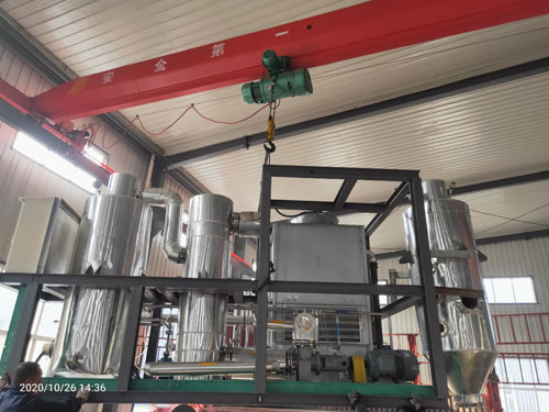 天津100Kg二效硫酸鈉廢水蒸發器發貨照片