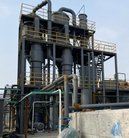 山西某公司硫化黑廢水蒸發器安裝.jpg